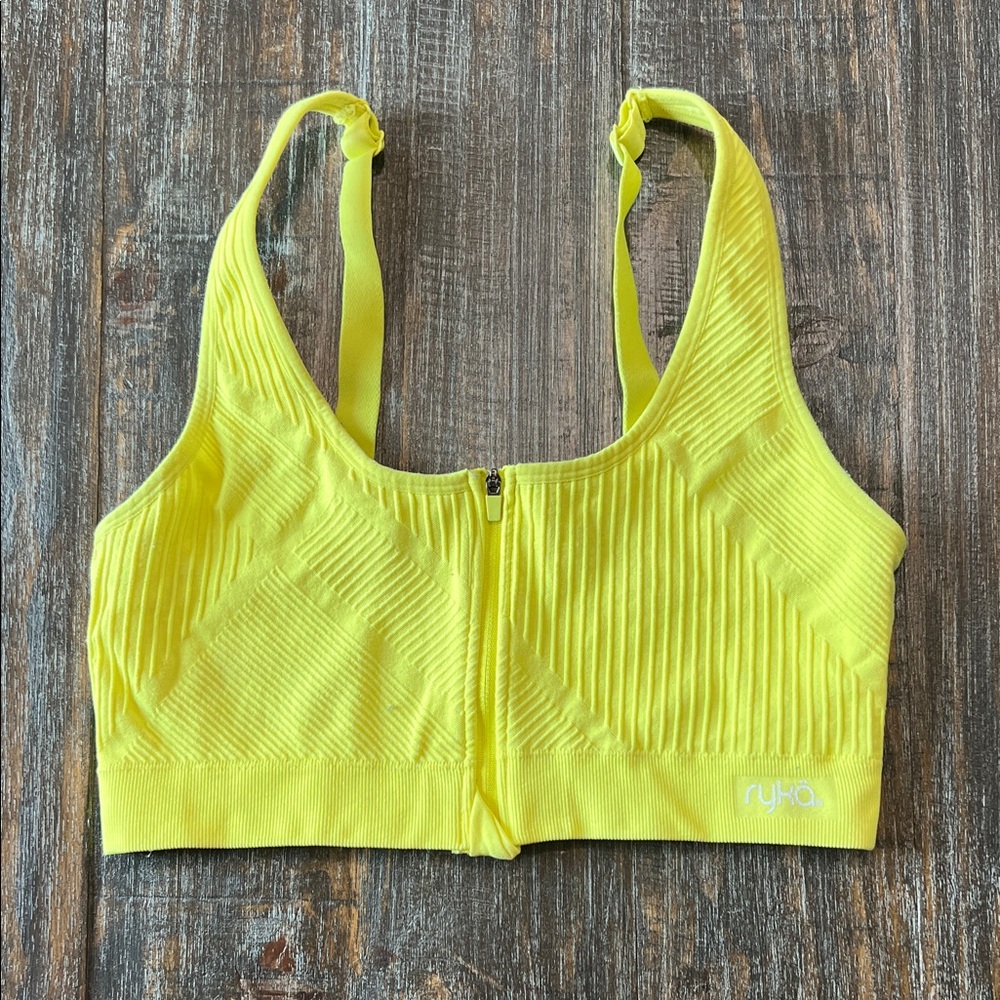 Ryka Vibrant Yellow Sports Bra